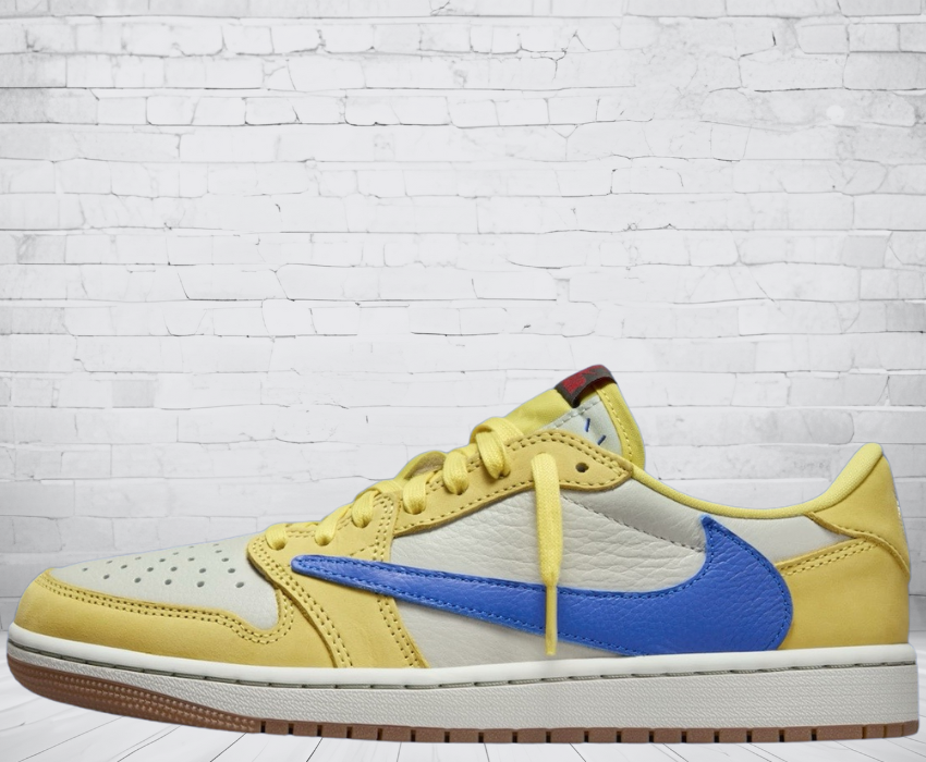 Jordan 1 Low Canary Travis Scott Ticino Svizzera