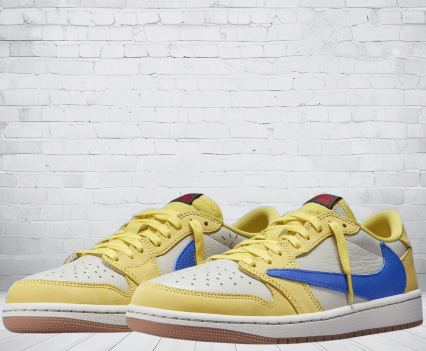 Jordan 1 Low Canary Travis Scott Ticino Svizzera