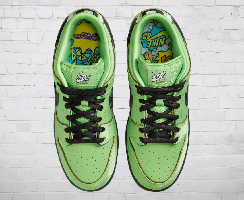 Nike Dunk Low SB "MOLLY The Powerpuff Girls Buttercup"