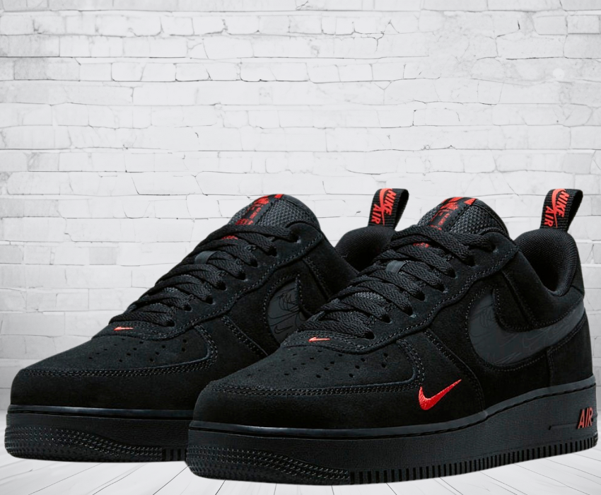 Nike Air Force 1 Low "Multi-Swoosh Black" Ticino Svizzera