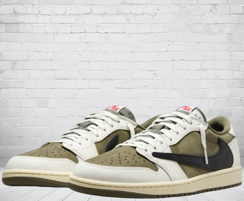 Jordan 1 Low Medium Reverse Olive Travis Scott Ticino Svizzera