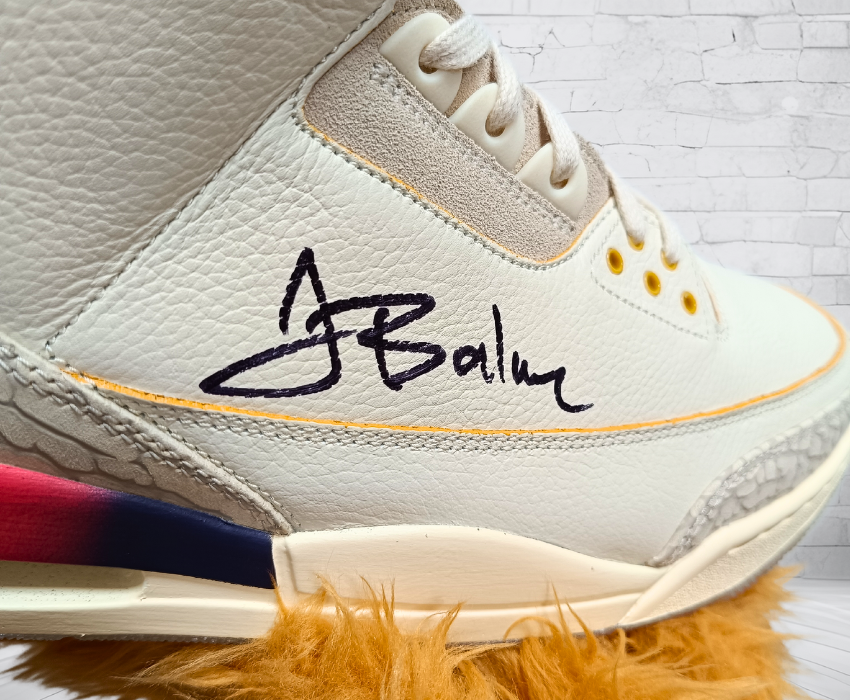 Jordan 3 Retro "J. Balvin Medellin Sunset" (Signed)