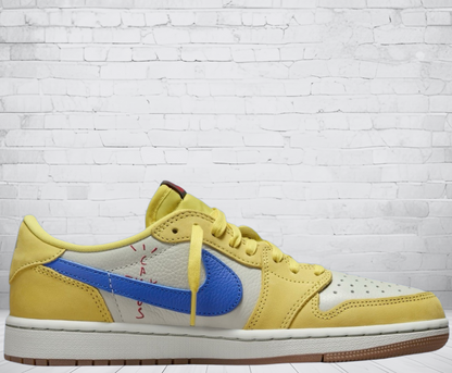 Jordan 1 Low "Canary Travis Scott"