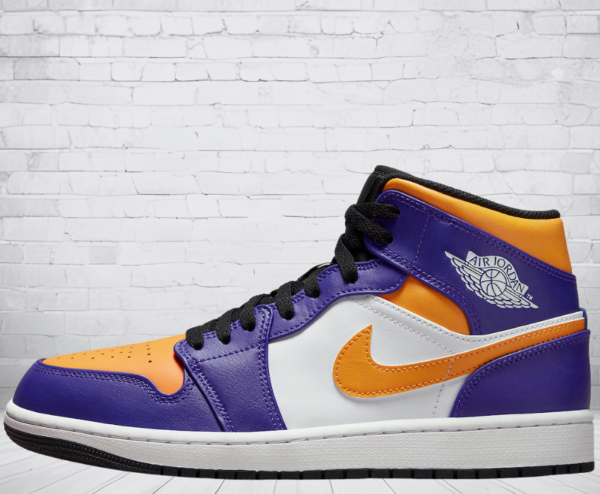 Jordan 1 Mid "Lakers"