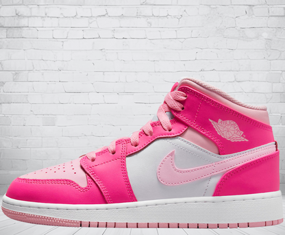 Jordan 1 Mid "Fierce Pink"