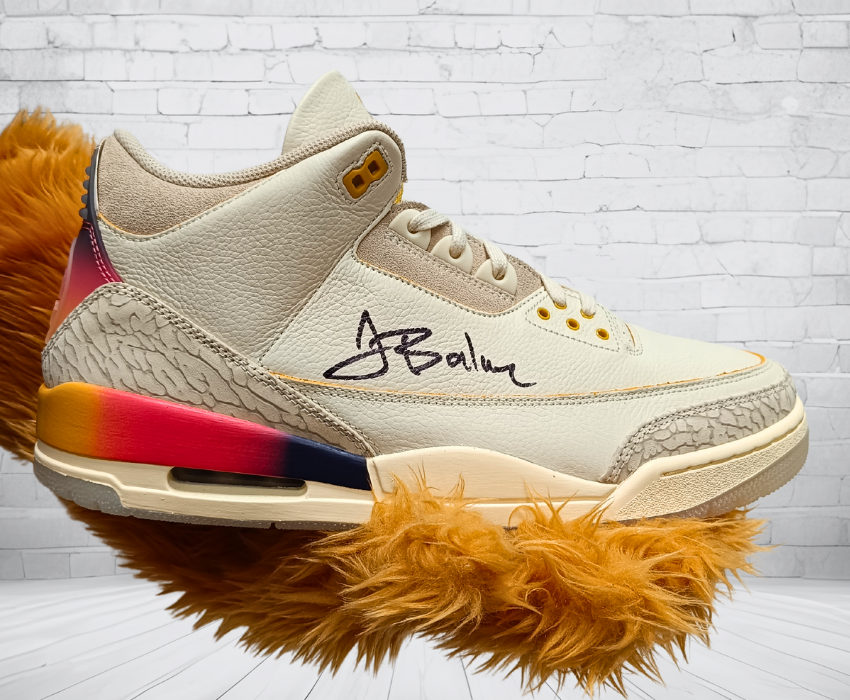 Jordan 3 Retro "J. Balvin Medellin Sunset" (Signed)