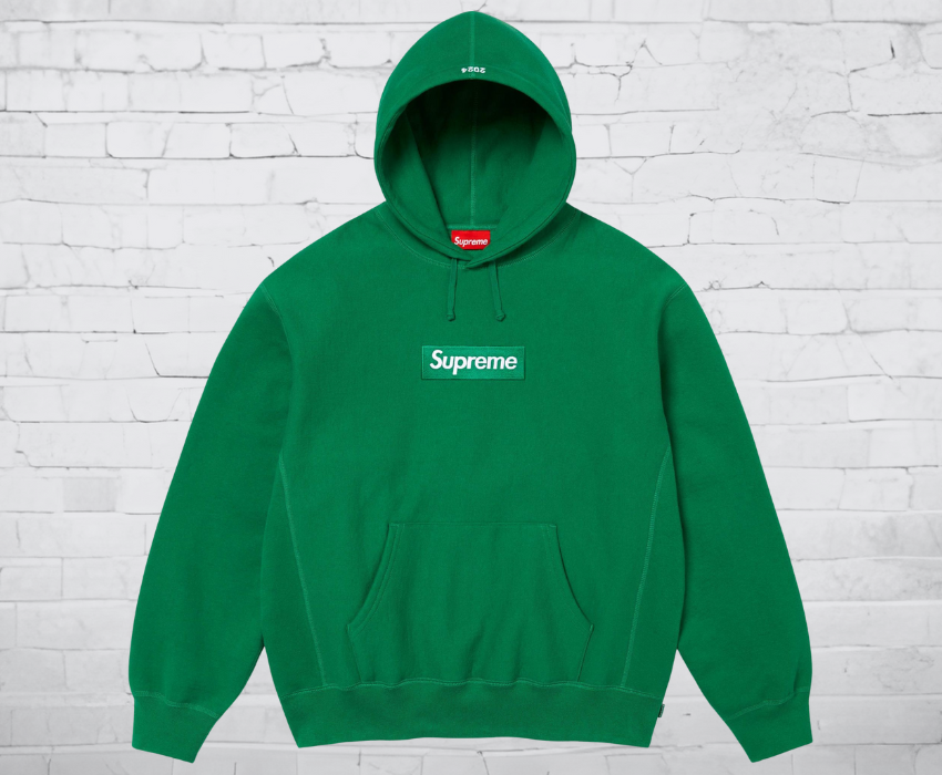 Supreme Hoodie "Box Logo 2024 Green"