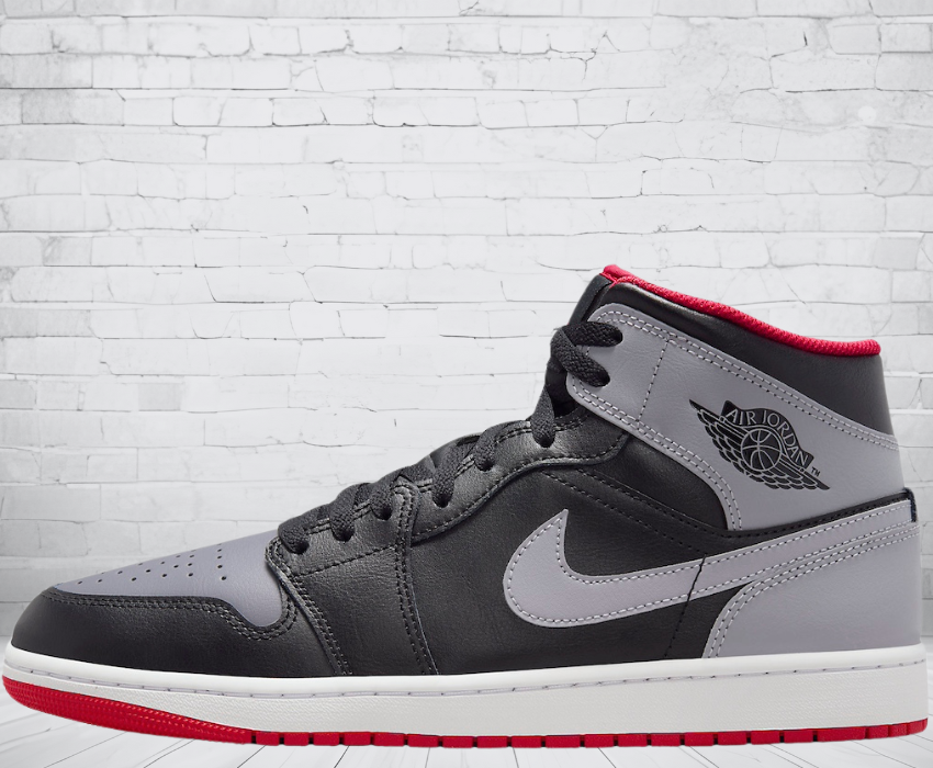 Jordan 1 Mid "Bred Shadow"