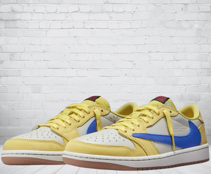 Jordan 1 Low "Canary Travis Scott"