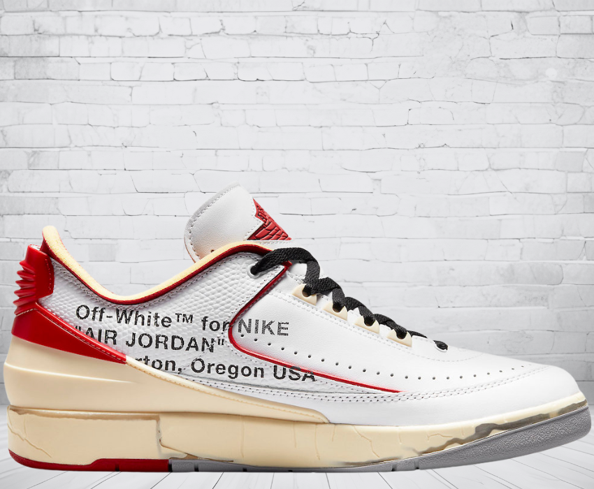 Jordan 2 "Off-White White Red"