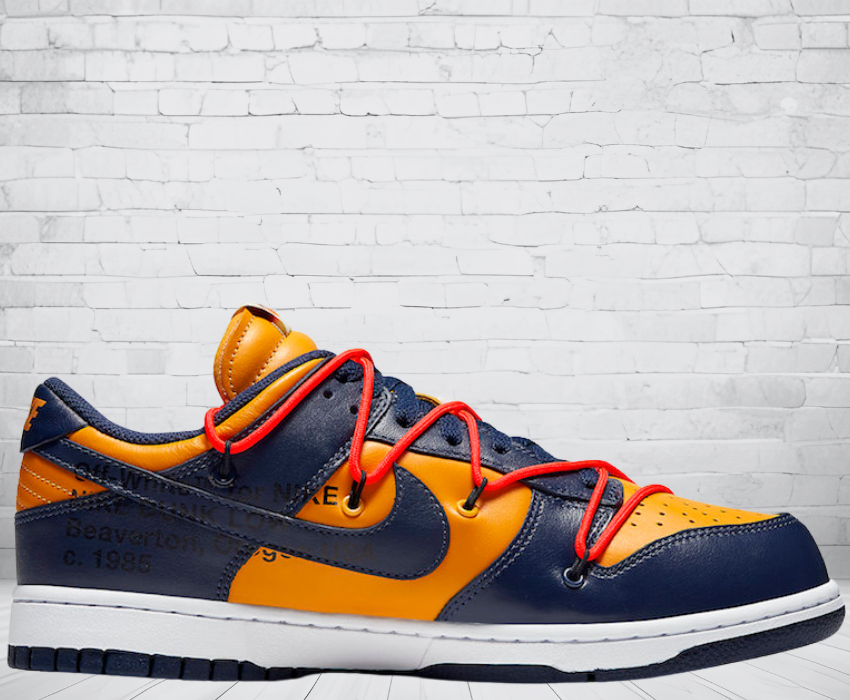 Nike Dunk Low "Off-White Michigan University Gold"