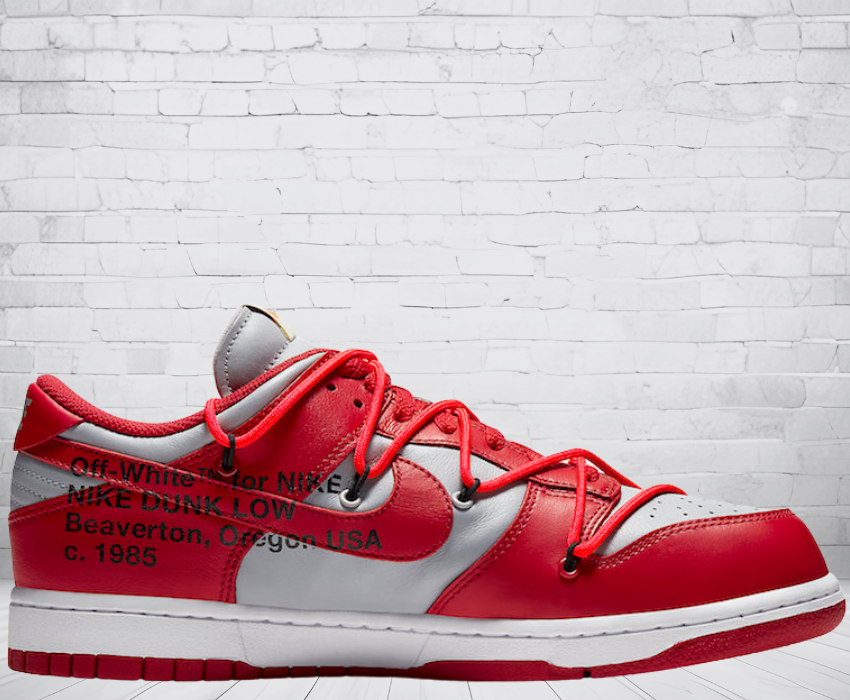 Nike Dunk Low "Off-White University Red"