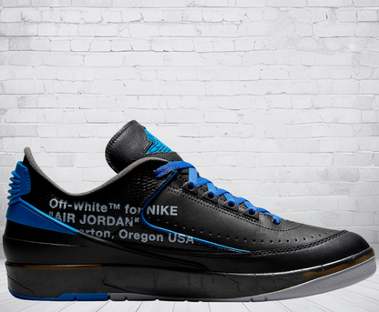 Jordan 2 "Off-White Black Blue"