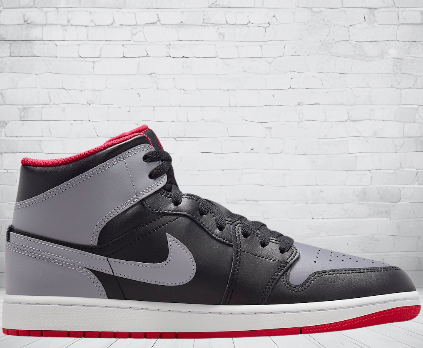 Jordan 1 Mid "Bred Shadow"