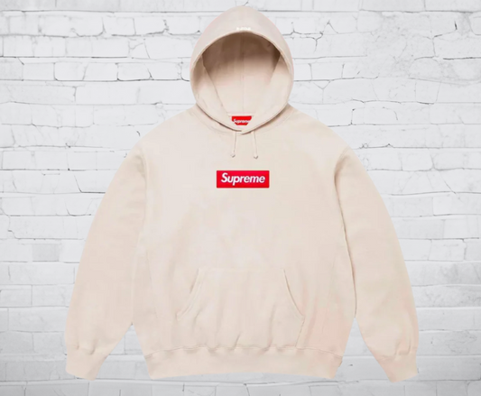 Supreme Hoodie "Box Logo 2024 Cream"