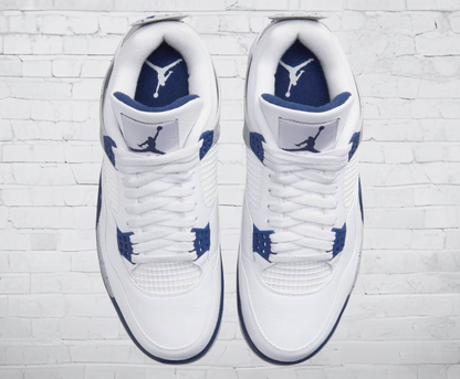 Jordan 4 "White Midnight Navy"