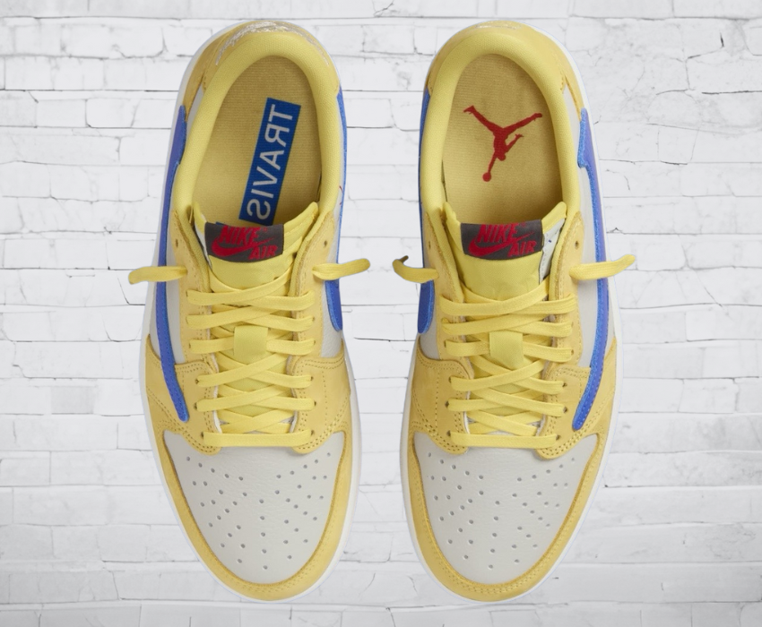 Jordan 1 Low "Canary Travis Scott"