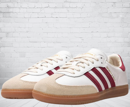 Adidas Samba OG "White Burgundy Gum"